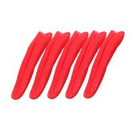 Milisten 5pcs Realistic Long Props Soft Skin-friendly Fake Tongue for Halloween Pranks Spooky Stage Performance Cosplay Tricks for Adults