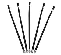 Milisten 5pcs Replacement Fire Extinguisher Hose Nozzles with Flexible Design and Easy to Use Black Plastic Material Compatible with 4kg Extinguisher for Home and Vehicle Safety