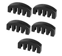Milisten 5pcs Rubber Claw Style Violin Practice Mute Professional Sound Muffler for Volume Reduction Stable Noise Reducer for Home Rehearsals and Violin Training