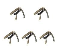 Milisten 5pcs Single-handed Guitar Capo Metal Clamp for Acoustic Electric Guitars Quick Tuning Accessory Portable Easy to Use for Musicians Seeking Precision Sound