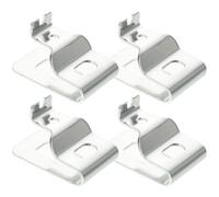 Milisten 5pcs Steel Power Tool Belt Hooks with Screws, Small Metal Drill Holders for Cordless Drill and Tape Measure Holder, Utility Tool Belt Clip Set for Electricians and Carpenters