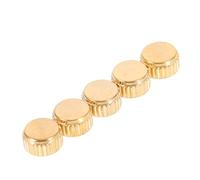 Milisten 5pcs Watch Crowns Watch Accessories High Grade Steel Replaceable Prolong Service Life Golden Repair Part