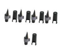 Milisten 5sets Alto Saxophone Mouthpiece Clip Silicone Cap Suitable for Sax Players and Clarinetists Easy to Use and Practical Music Instrument Accessory Green