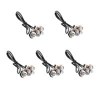 Milisten 5sets Electric Guitar Potentiometer Wiring Replacement Parts for Guitarists Luthiers Easy Install Lightweight Made of Materials Compatible Various Guitars