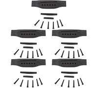 Milisten 5sets Folk Guitar Accessories and Bridge Nut Saddle for Acoustic Guitar Repair Convenient Replacement Kit for Guitarists