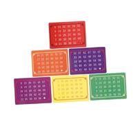 Milisten 5sets Prophecy Card Toys Telepathic Math Games Mind Reading Trick Cards Stage Props Mental Toys for Halloween Party