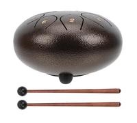 Milisten 6-Inch 8-Note Steel Tongue Drum Ethereal Sound for Meditation and Music Education Portable Pocket Drum for Beginners Relaxing Zen Instrument
