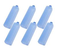 Milisten 6-Pack Reusable Ice Packs for Coolers: Perfect for Air Cooler Fans & Food Storage - Lightweight Freezer Blocks for Camping, Picnics, and Lunch Boxes