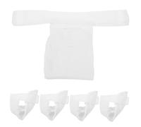 Milisten 6 Pcs Baby Cotton Diaper Pants for Newborns, Breathable Adjustable Design Cloth Diapers, Soft White Cotton Material, Simple to Wear and Easy to Take