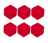 Milisten 6 Pcs Writable Blank Dice for Games Educational Tools and DIY Projects Plastic Cubes for Creative Learning Activities for Adults