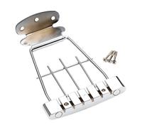 Milisten 6 String Guitar Tailpiece Bridge Replacement for Jazz Guitar with Precision Craftsmanship Ensuring Stable Tone and Accurate Intonation Easy to Install for Board