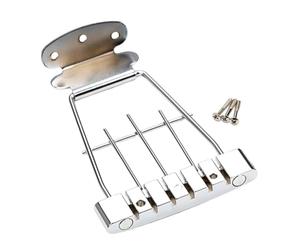 Milisten 6 String Guitar Tailpiece Bridge Replacement for Jazz Guitar with Precision Craftsmanship Ensuring Stable Tone and Accurate Intonation Easy to Install for Board