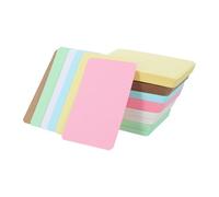 Milisten 600pcs Blank Study Note Cards for Students Rectangular Paper Cards Unique Handwritten Messages, for Commuting and Classroom Activities, Interactive Teaching and Colourful Writing