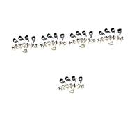 Milisten 60pcs Adjustable Plectrum Thumb Finger Pick Ring Celluloid Guitar Picks for Guitar Practice Metal Finger Useful Ring