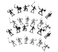 Milisten 60pcs Ancient Soldier Model Toy Roman Soldiers Warrior Action Figure Medieval Toy Classroom History Model