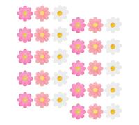 Milisten 60Pcs Daisy Floral Paper Napkins Party Set 20Pcs Rose Red 20Pcs Pink Gold Foil Printed Disposable Spring Tea Party Table Decor for Birthday Wedding Seasonal Gatherings