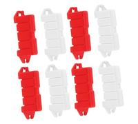 Milisten 60Pcs Miniature Traffic Barricade for Rc Car Tiny Road Barriers for Drift Racing Educational Traffic Safety for Realistic Track Setup and Scenarios