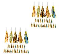 Milisten 60pcs Party Fringed Blowouts Vibrant Birthday Horns Whistles Noisemakers for Boys and Girls Adults for Celebrations Weddings Year and Festive Events Cheerful Atmosphere Boosters