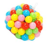 Milisten 60Pcs Plastic Ball Pit Balls Replacement for Playhouses Pools and Party Game Props Enhances Hand Eye Coordination and Grasp Strength
