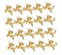 Milisten 60pcs Zodiac Horse Pendant Charms for DIY Jewelry Making Luck Earring Accessories for Bracelets Necklaces and Craft Projects Celebrate with Vintage Style