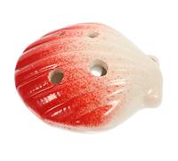 Milisten 6holes Shell Ocarina Ceramic C-tuning Music Instrument for Beginner Boys and Girls and Adults Portable Musical Ocarina for Learning and Playing