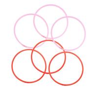 Milisten 6pcs Aquarium Floating Plant Rings Reusable Plastic Fish Feeding Circles for Floating Duckweed and Water Plants Versatile Fish Tank Landscaping Accessory