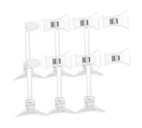 Milisten 6pcs Aquarium Suction Cup Clips Fish Tank Fodder Clamp Reusable Fish Feed Holders for Smooth Surfaces Small Lightweight Tank Accessories Gift for Lovers
