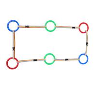 Milisten 6pcs Child Leash for Toddlers Adjustable Anti Lost Walking Rope with Soft Nylon Material Round Handles in Colorful Design for Outdoor Activities Child Supervision