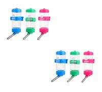 Milisten 6pcs Chinchilla Water Bottles Automatic Pet Drinkers for Hamsters and Animals Convenient Wear-resistant Design for Cages and Homes