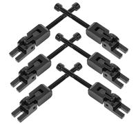 Milisten 6pcs Double Locking System Electric Guitar Bridge Accessories Tremolo Bridge Saddles for Enhanced Tone and Reliability Durable and Wear Resistant Guitar Parts Set