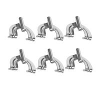 Milisten 6pcs Drum Claw Hooks Bass Drum Mount Kit Durable for Percussion Instrument Tension Regulator Compatible with Silver