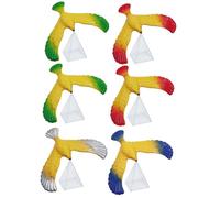 Milisten 6pcs Educational Balance Eagle Lightweight Plastic Bird for Developmental Skills and Learning Simple Structure Safe for Boys Random Color