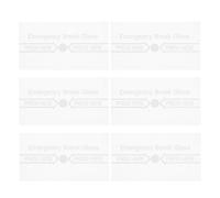 Milisten 6pcs Emergency Break Glass Replacement for Fire Alarm Manual Call Point En54 Certified Heat-Resistant Glass Cover for Emergency Stop Button, Anti-Vandal Pull Station Protective