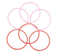 Milisten 6pcs Fish Feeding Rings Floating Aquarium Plant Isolation Circles Durable Plastic Fish Tank Landscaping Accessories for Easy Feeding and Natural Integration