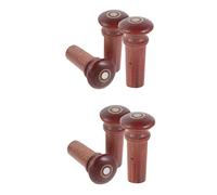 Milisten 6pcs Full Violin Tail Endpin Replacement Wood Violin Tailpiece End Pin