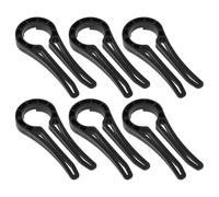Milisten 6pcs Gas Stove Knob Locks Plastic Safety Covers Stove Control Knob Locks for Boy Girl Prevent Pets from Turning Kitchen