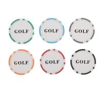 Milisten 6pcs Golf Ball Marker Tool Course Etiquette Tool Lightweight Abs Weather Use Stylish Novelty Cool Golf Bag Essentials Accessories Travel