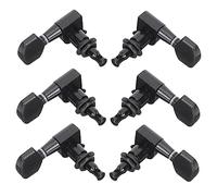 Milisten 6pcs Guitar Tuning Pegs Guitar Knobs Professional Accessories Smooth for Easy Installation Left Right