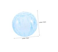Milisten 6pcs Hamster Exercise Balls with Silent Technology Portable Running Wheels for Small Pets Easy to Clean Activity for Indoor and Outdoor Fitness