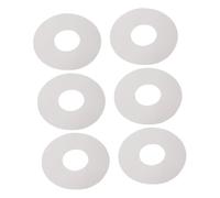 Milisten 6pcs Inflatable Boat Gaskets Replacement Seal for Kayak and Dinghy Made of Lightweight Pvc Material Compact Silicone Valve Pads for Water Sports Outdoor Use