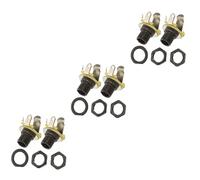Milisten 6pcs Input Jack for Guitar Reliable Output Input Jack Socket Nut and Bass