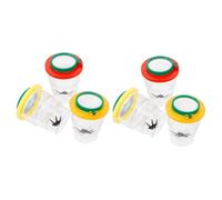 Milisten 6pcs Insect Viewer Box Lid and Ventilation for Nature Exploration Educational Insect Container for Boys and Girls and Science Learning