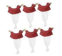 Milisten 6pcs Leather Billiard Pockets Durable Snooker Table Replacement Nets for Standard Pool Tables Easy Installation with Screw Stylish Design