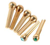Milisten 6pcs Metal Bridge Pins for Acoustic Guitar Easy Installation Compatibility Vibrant Design for Guitar String Replacement and Maintenance for Musicians