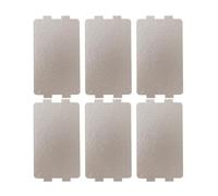Milisten 6pcs Microwave Oven Mica Plate Waveguide Covers 11.6x6.5cm Heat Insulation Fireproof Microwave Replacement Parts for Kitchen Cooking