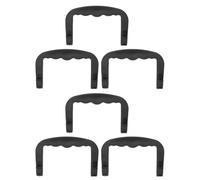 Milisten 6pcs Pet Carrier Lightweight Portable Plastic Cage Handle Replacement for Cats Dogs Birds Movable Handle Detachable for Travel Use