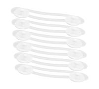 Milisten 6pcs Pinch Safety Lock U-Shape Childproof Cabinet Locks for Boy Girl for Kitchen Cupboard and Closet Use