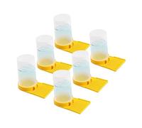 Milisten 6PCS Professional Bee Feeder Hive Beekeeper Feeding Tool Beekeeping Water Dispenser High Capacity Suitable for Beehive Feeding and Watering