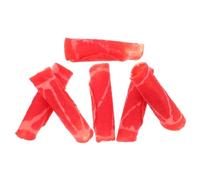 Milisten 6pcs Realistic Faux Meat Rolls Raw Meat Prop for Restaurant Window Display Lifelike Simulated Beef Hotpot Ingredients Visual Marketing Food Model