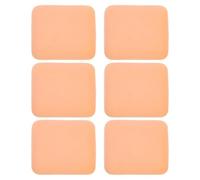 Milisten 6pcs Rectangle Makeup Powder Sponge for Effortless Wet and Dry Application Soft Pu Sponge Makeup Puff for Foundation Blending on Occasions for Smooth Application Random Color